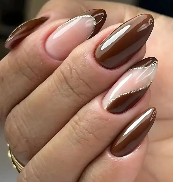 brown nails 24