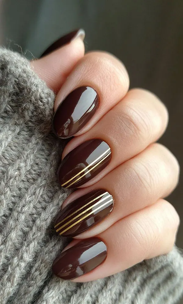 brown nails 29