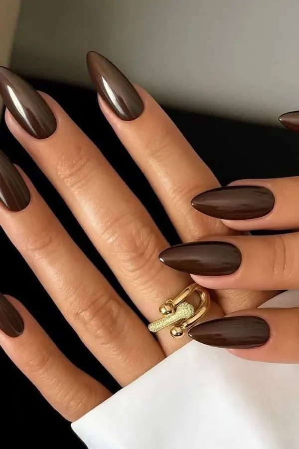 brown nails 4