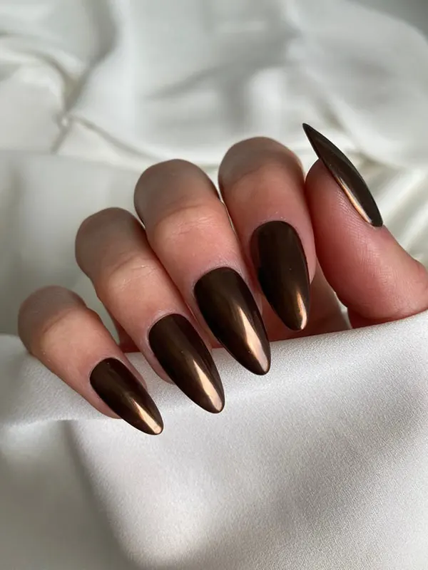 brown nails 9