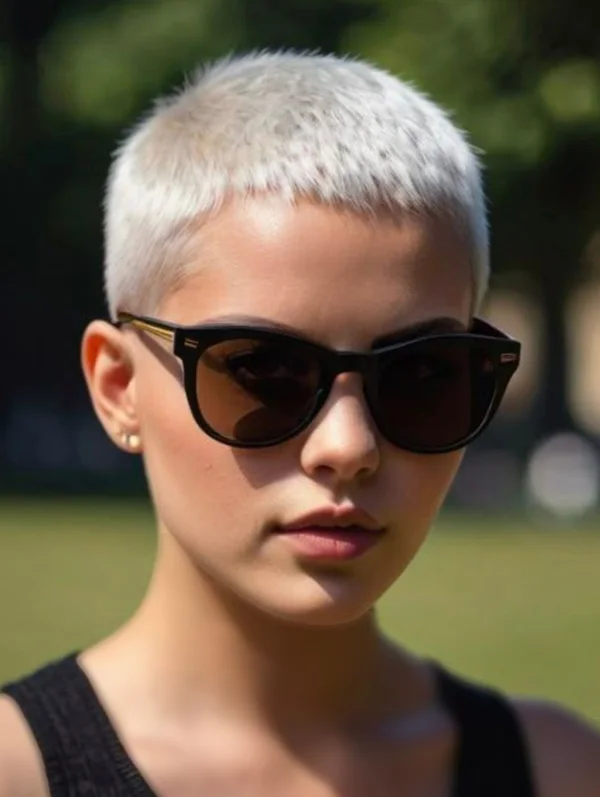 جدید ترین مدل مو بازکات دخترانه 2026 ؛ تغییر بزرگ یا اشتباه بزرگ؟ 34 girls buzz cut hairstyle diakoland photo 10