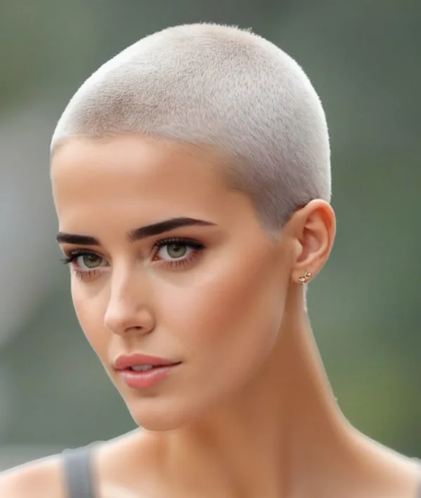 جدید ترین مدل مو بازکات دخترانه 2026 ؛ تغییر بزرگ یا اشتباه بزرگ؟ 26 girls buzz cut hairstyle diakoland photo 29