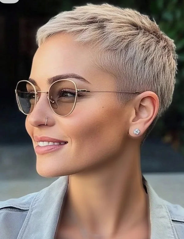 جدید ترین مدل مو بازکات دخترانه 2026 ؛ تغییر بزرگ یا اشتباه بزرگ؟ 7 girls buzz cut hairstyle diakoland photo 4