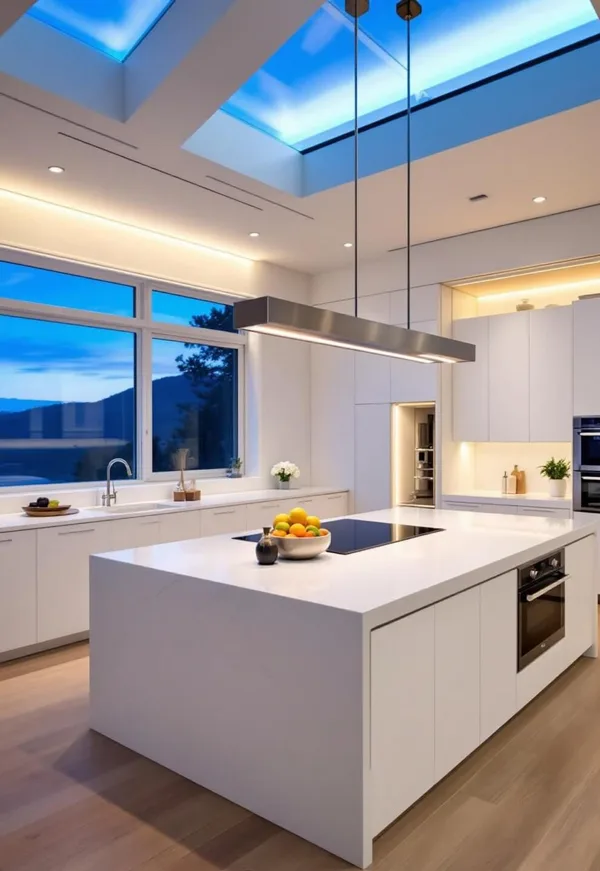 virtual sky ceiling kitchen diakoland photo 1