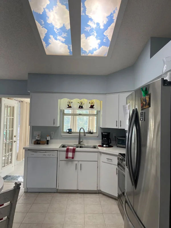 virtual sky ceiling kitchen diakoland photo 6