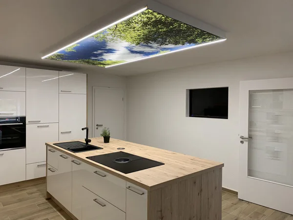 virtual sky ceiling kitchen diakoland photo 9
