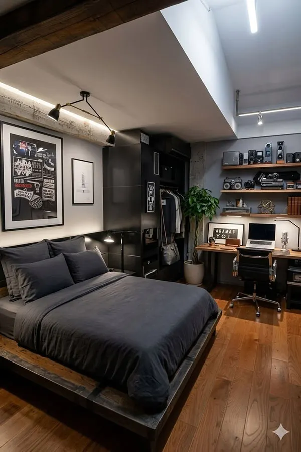 Adult boys bedroom decoration 20