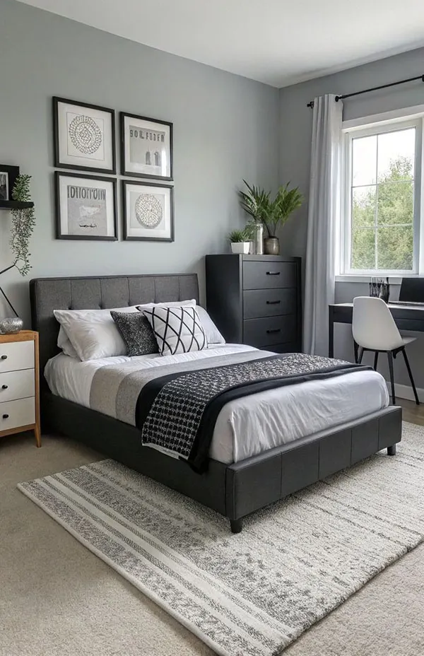 Adult boys bedroom decoration 23