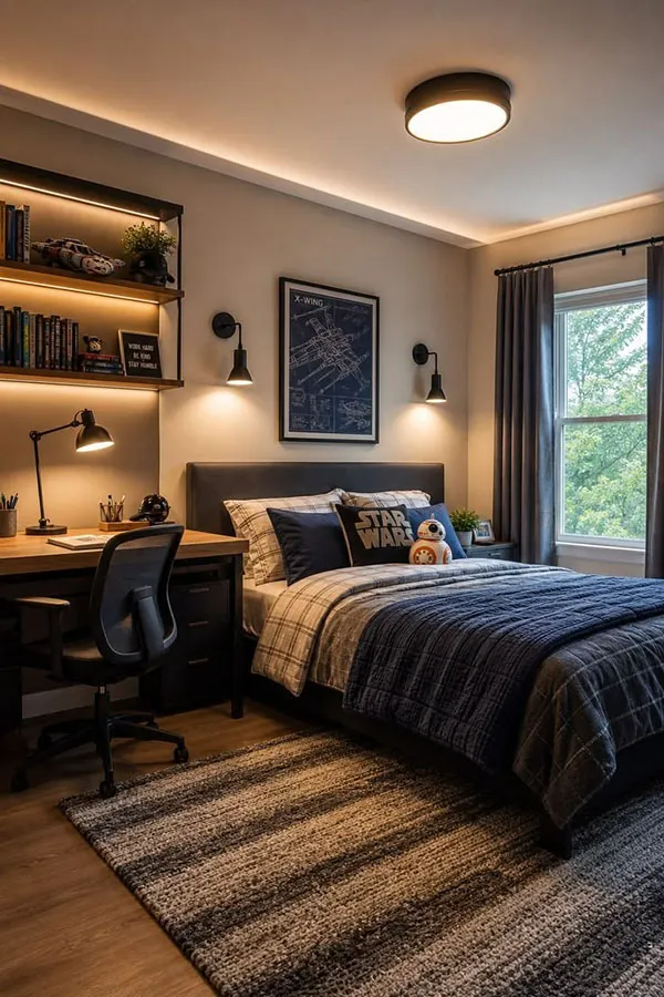 Adult boys bedroom decoration 24