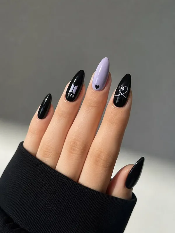 BTS nail design 8
