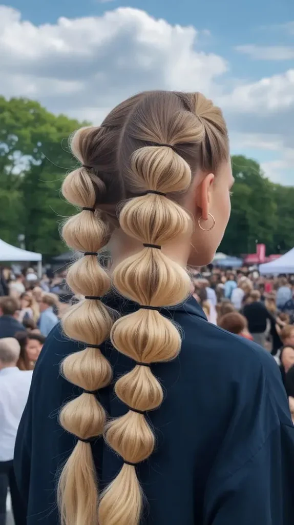 Bubble hair texture 22
