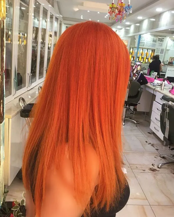 33 مدل رنگ موی هویجی؛ شیکترین انتخاب برای تغییر چهره! 19 Carrot hair color 10