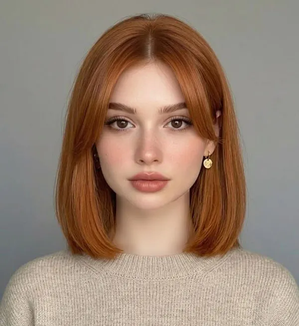 33 مدل رنگ موی هویجی؛ شیکترین انتخاب برای تغییر چهره! 18 Carrot hair color 12
