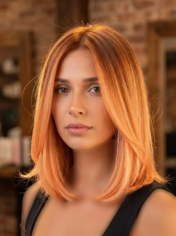 33 مدل رنگ موی هویجی؛ شیکترین انتخاب برای تغییر چهره! 15 Carrot hair color 26
