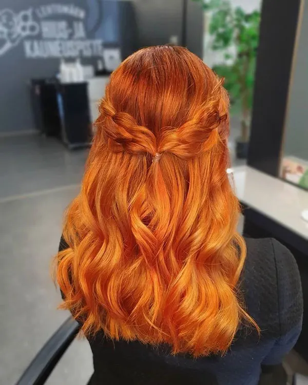 33 مدل رنگ موی هویجی؛ شیکترین انتخاب برای تغییر چهره! 14 Carrot hair color 30
