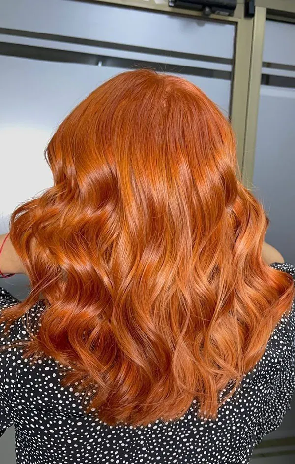 33 مدل رنگ موی هویجی؛ شیکترین انتخاب برای تغییر چهره! 6 Carrot hair color 4