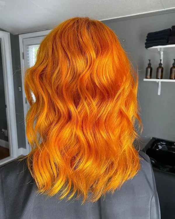 33 مدل رنگ موی هویجی؛ شیکترین انتخاب برای تغییر چهره! 9 Carrot hair color 8