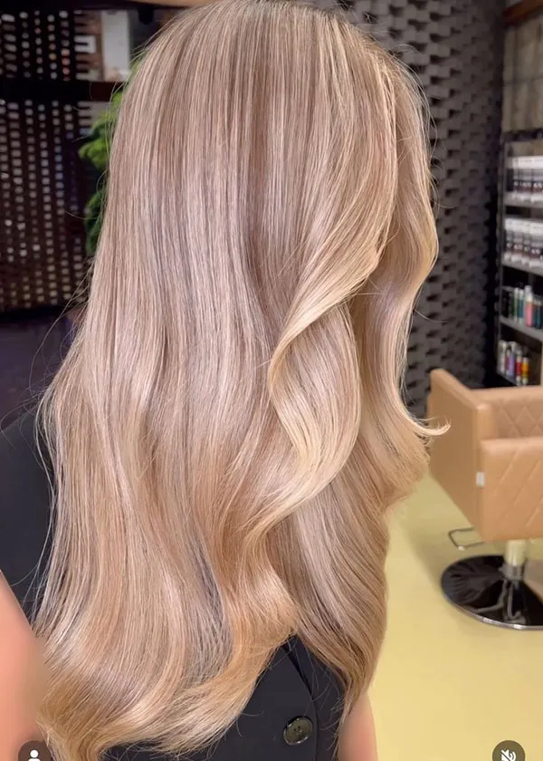Champagne hair color 25