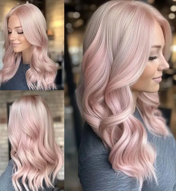 Champagne hair color 4