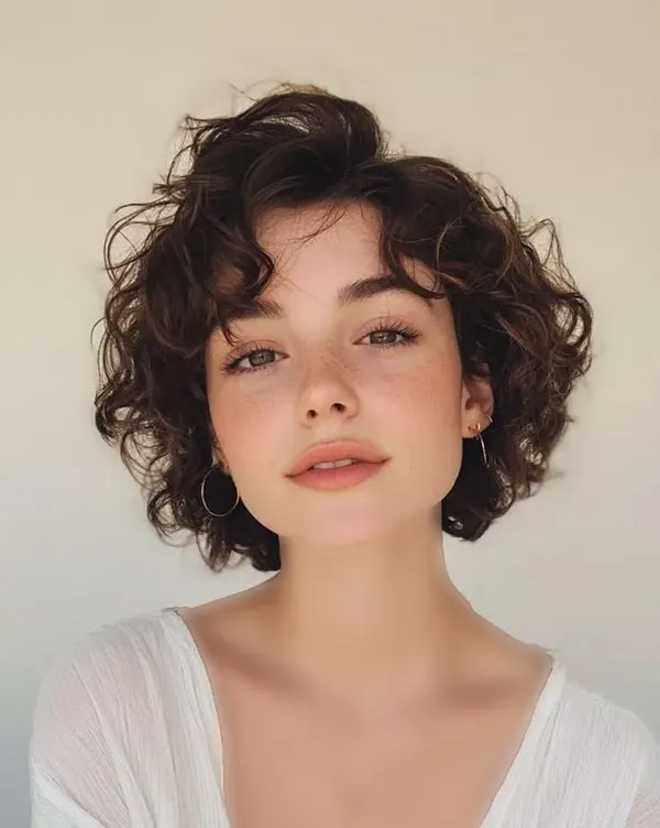 Curly hair cut 20