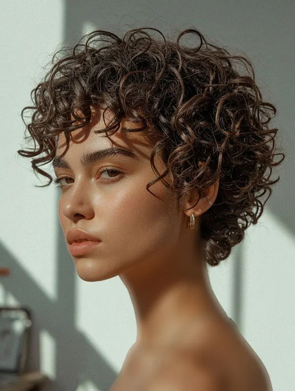 Curly hair cut 23