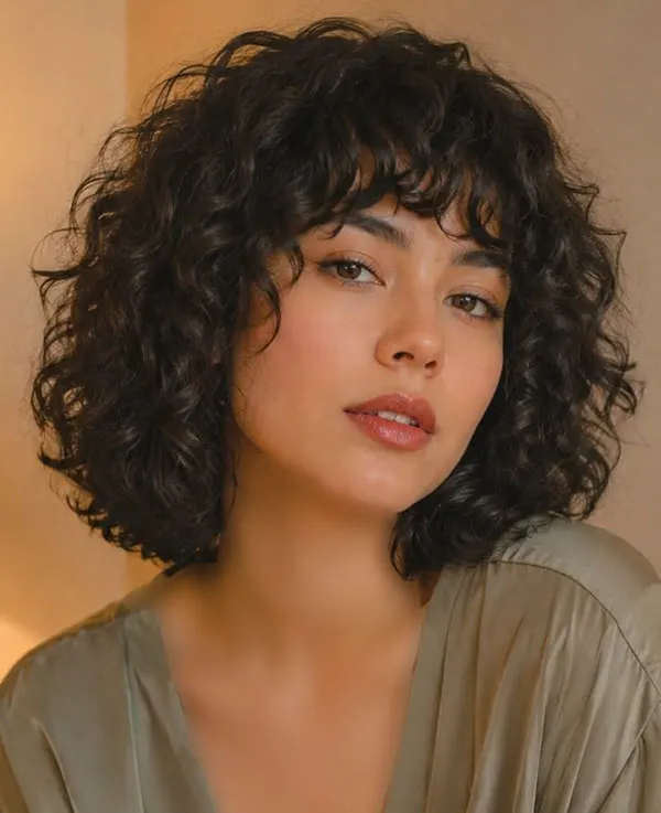 Curly hair cut 3