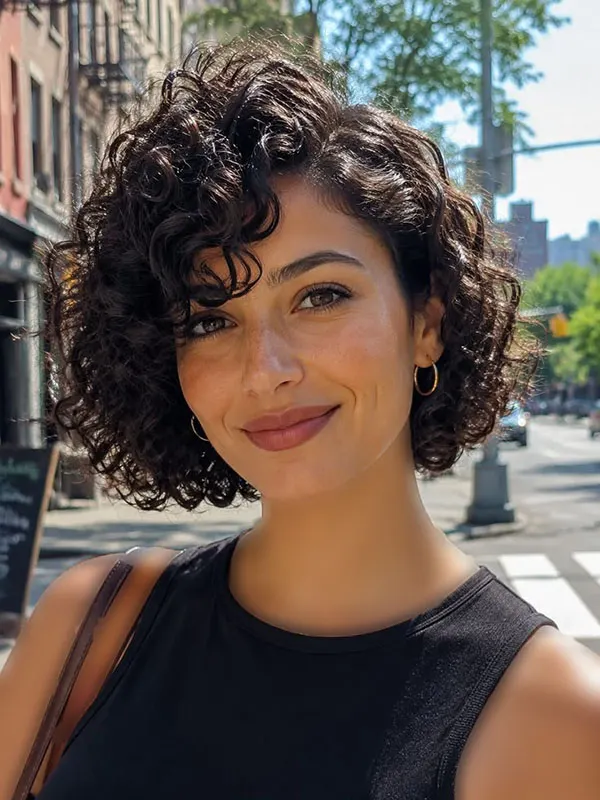 Curly hair cut 5