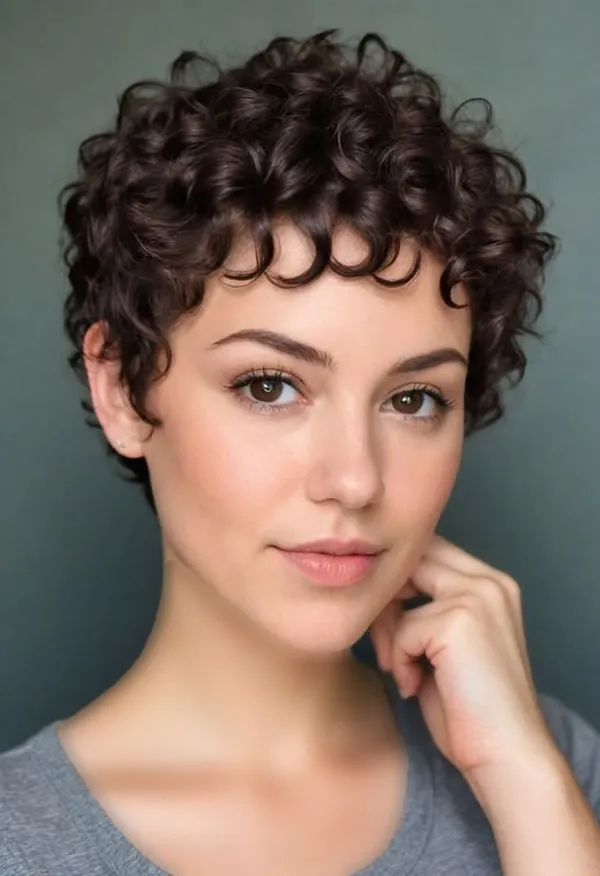 Curly hair cut 8
