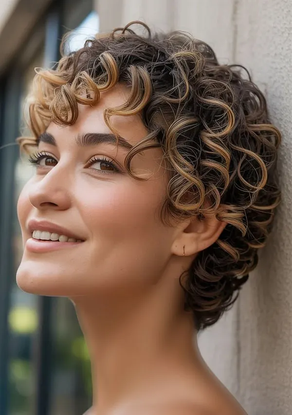 Curly hair cut 9
