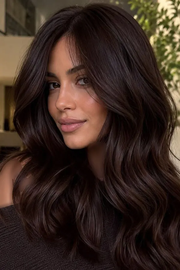 Dark brown hair color 12