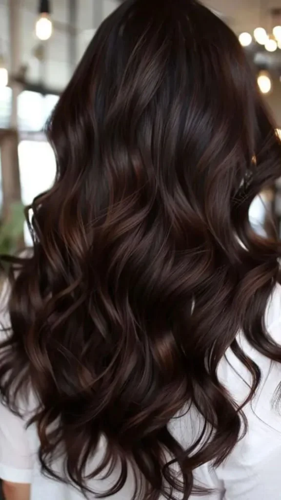 Dark brown hair color 13