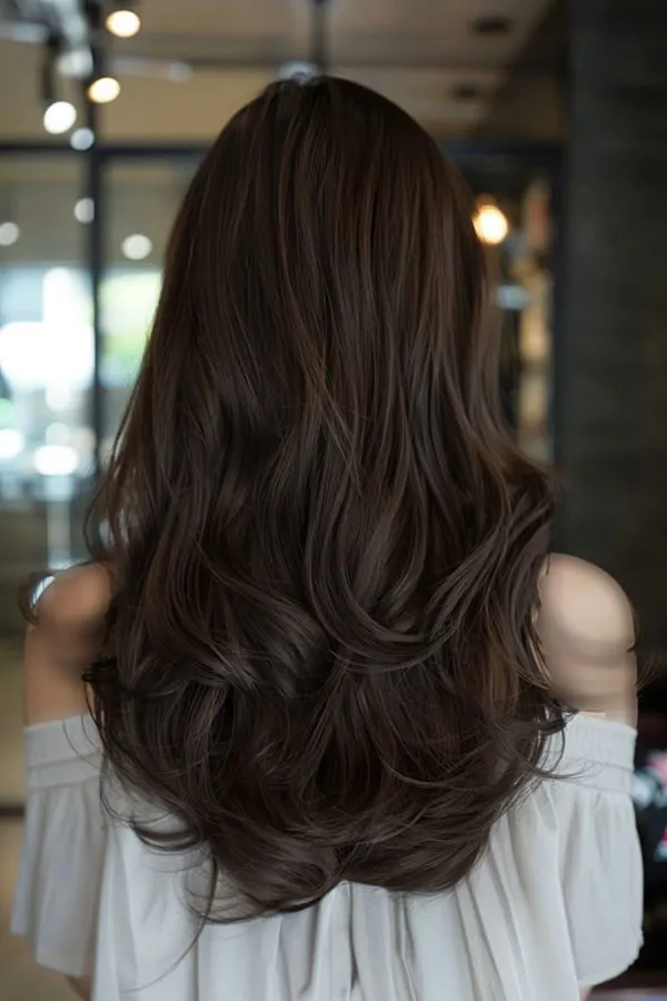 Dark brown hair color 15