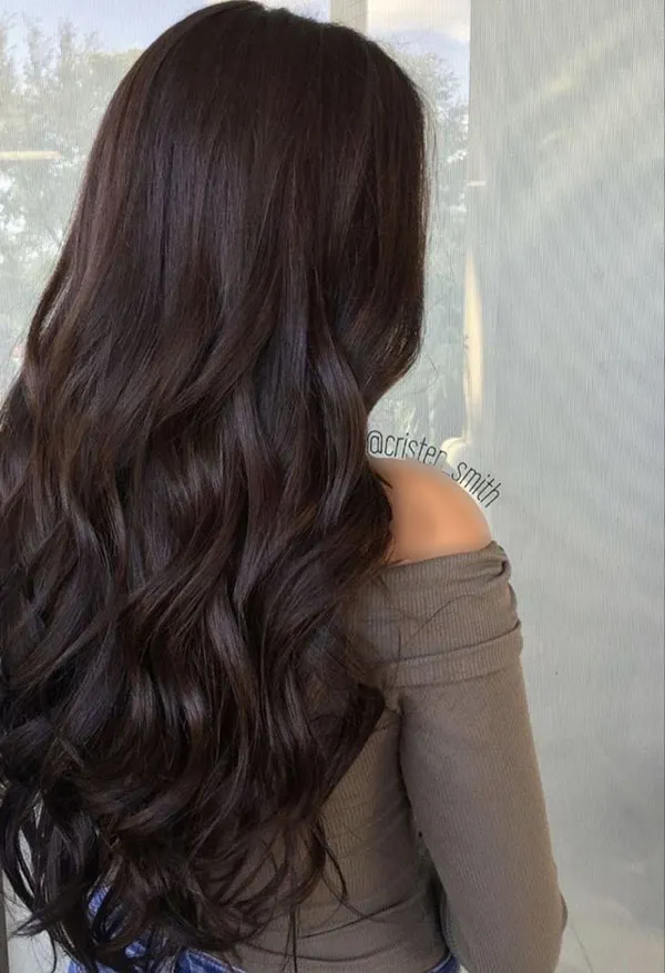Dark brown hair color 18
