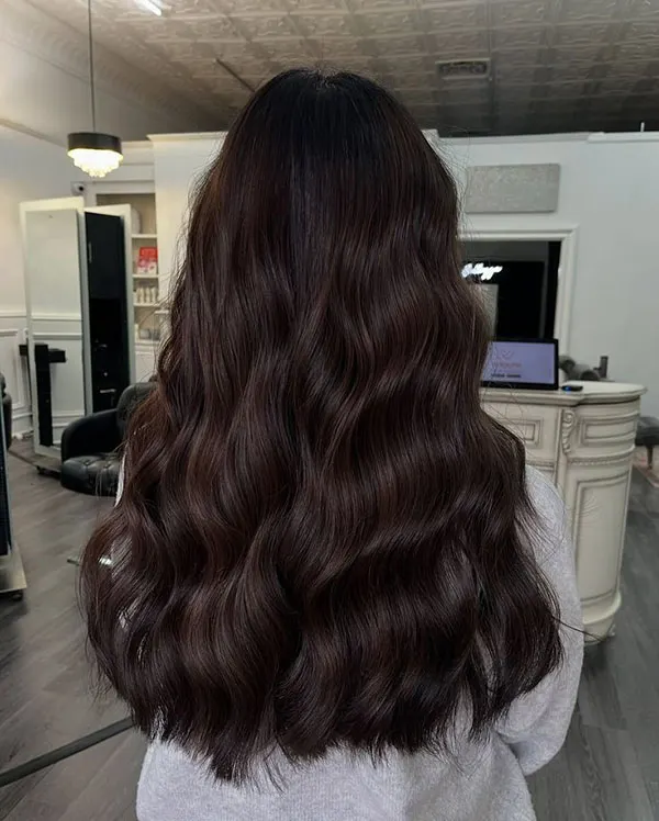 Dark brown hair color 6