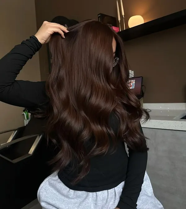 Dark brown hair color 8