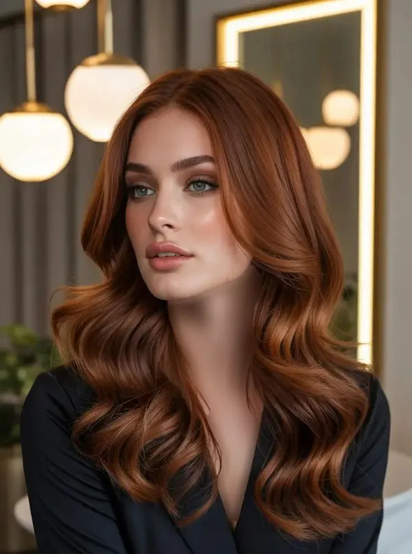 Dark copper hair color 14