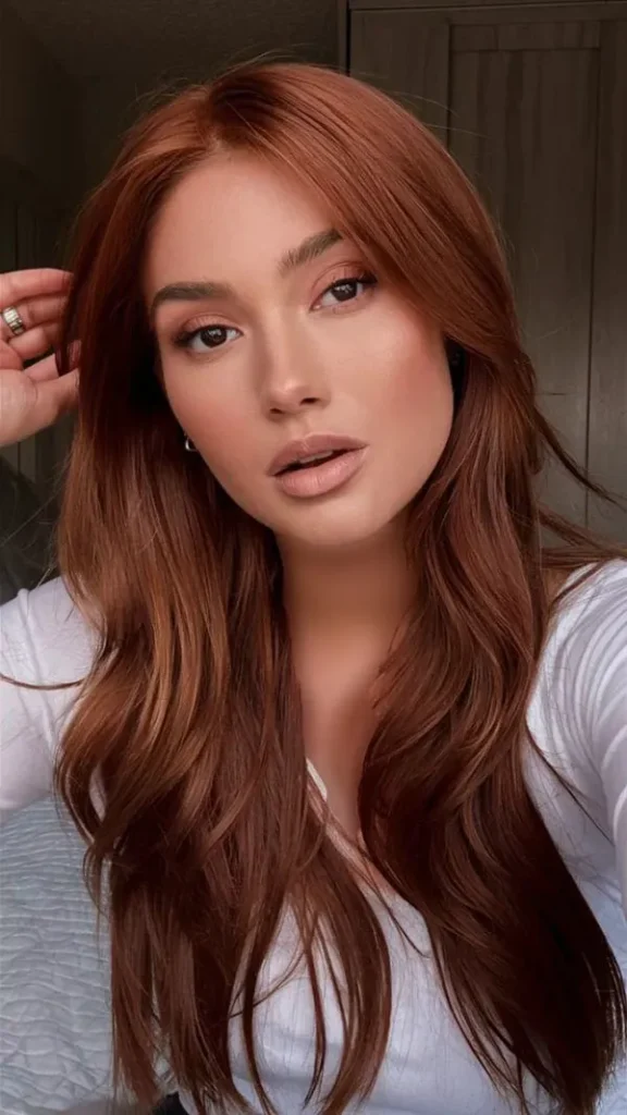 Dark copper hair color 15