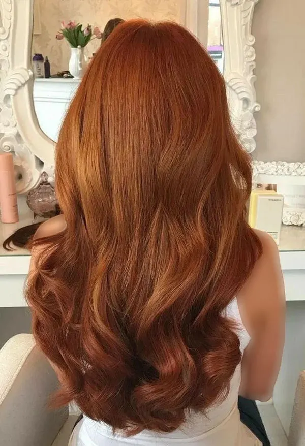 Dark copper hair color 16