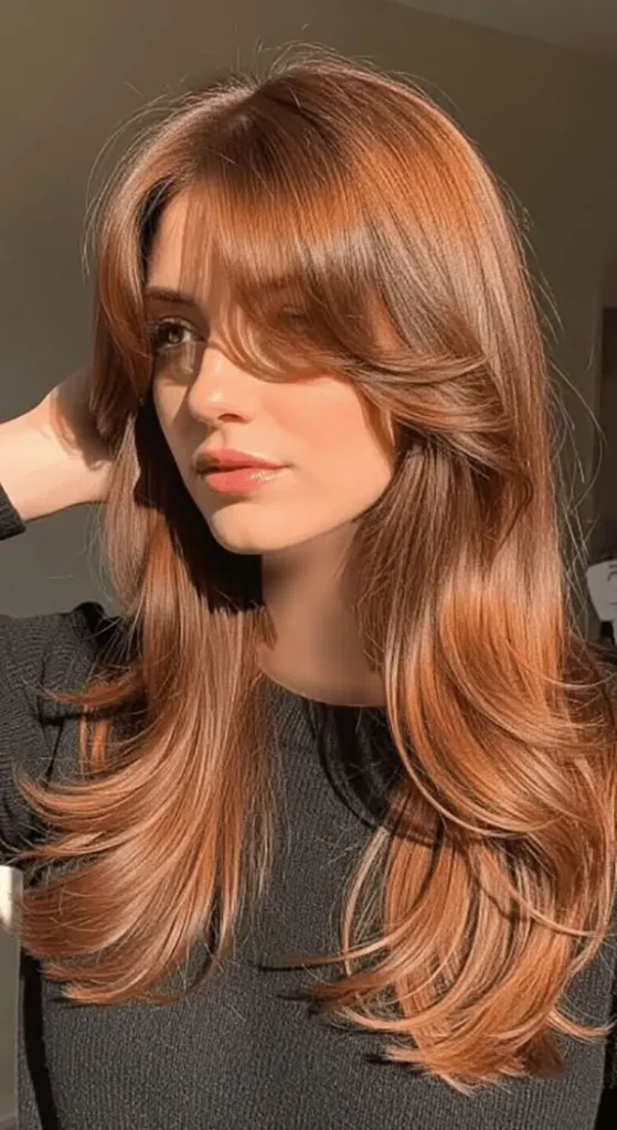 Dark copper hair color 17