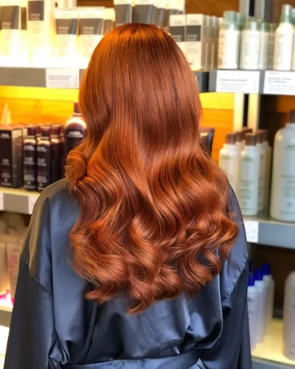 Dark copper hair color 19