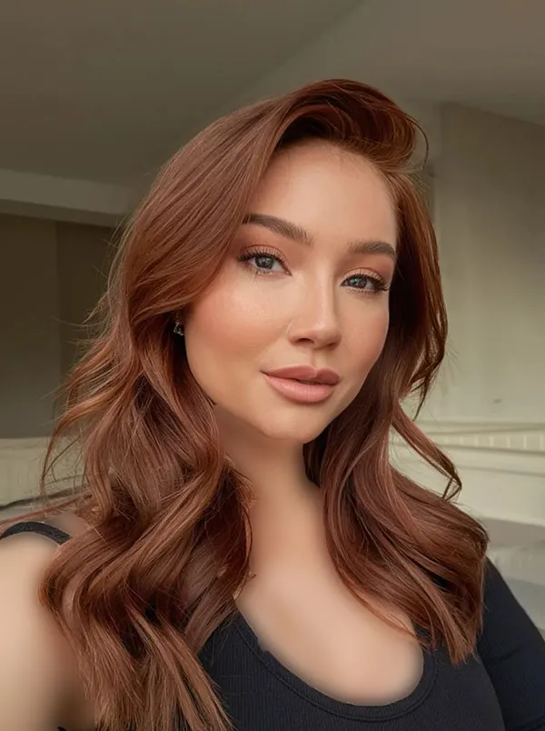 Dark copper hair color 22