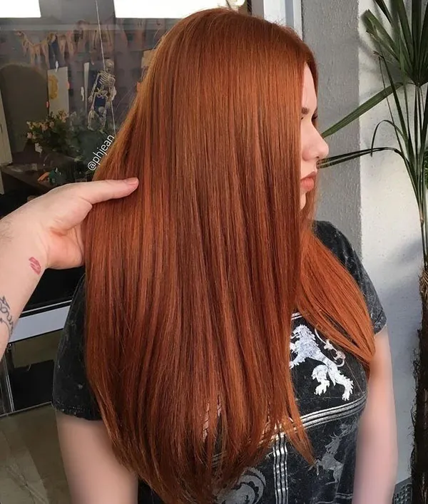 Dark copper hair color 25