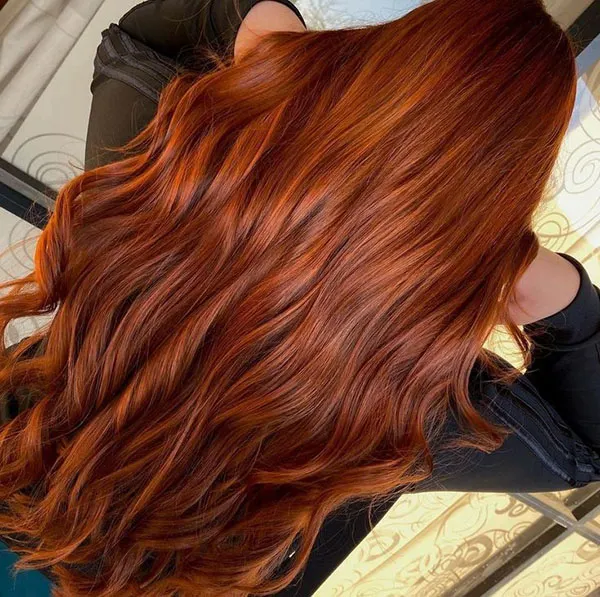 Dark copper hair color 28