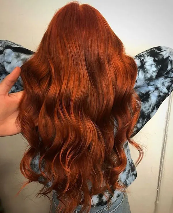 Dark copper hair color 6