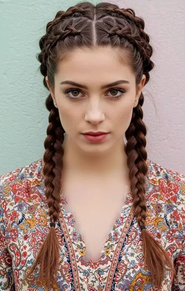 34 مدل بافت دو طرفه مو زنانه؛ مدل ترندی برای استایل روزمره و مهمانی! 12 Double sided hair weave 11