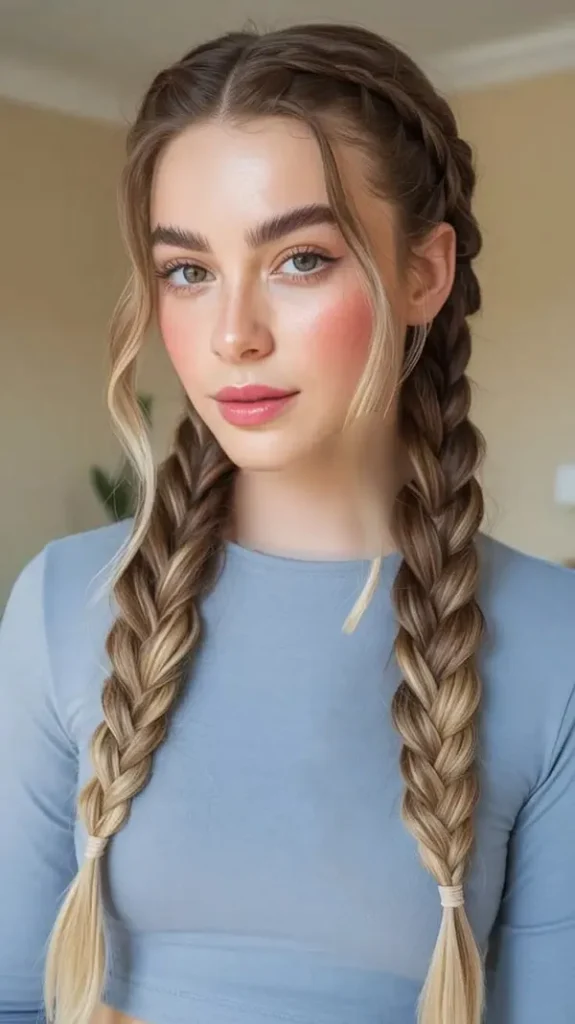 34 مدل بافت دو طرفه مو زنانه؛ مدل ترندی برای استایل روزمره و مهمانی! 29 Double sided hair weave 25