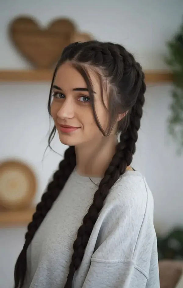 34 مدل بافت دو طرفه مو زنانه؛ مدل ترندی برای استایل روزمره و مهمانی! 27 Double sided hair weave 27