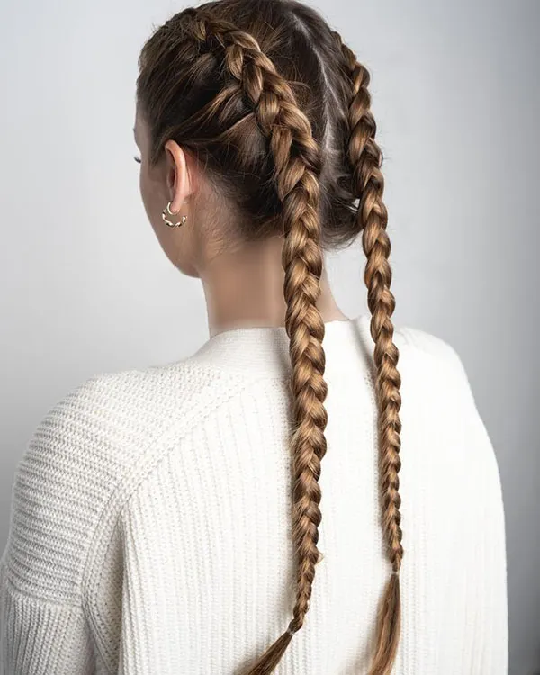 34 مدل بافت دو طرفه مو زنانه؛ مدل ترندی برای استایل روزمره و مهمانی! 33 Double sided hair weave 31