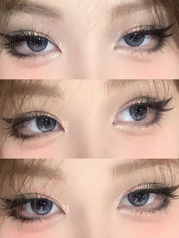محبوب ترین مدل آرایش عروسکی چشم 1405؛ وقتی نگاهت کیوت میشود، نه مصنوعی! 20 Eye doll makeup 11