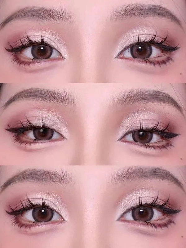 محبوب ترین مدل آرایش عروسکی چشم 1405؛ وقتی نگاهت کیوت میشود، نه مصنوعی! 4 Eye doll makeup 2